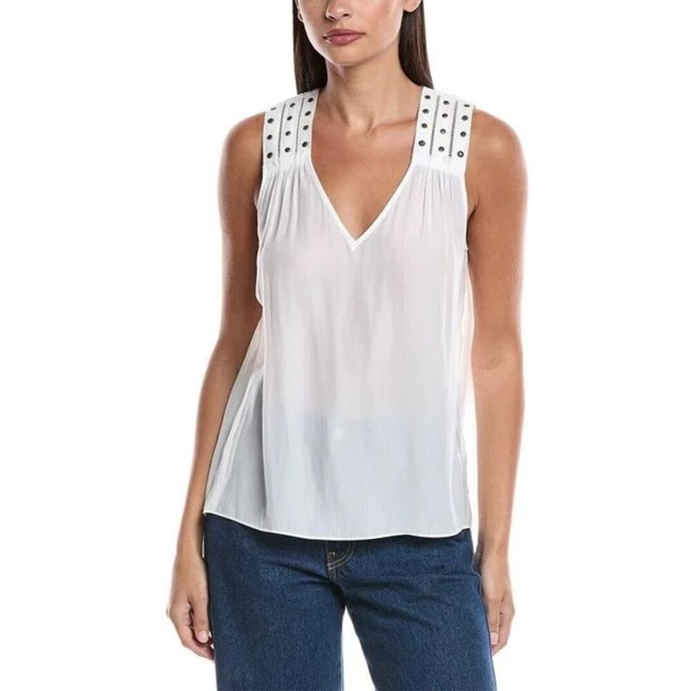 RAMY BROOK Glenn Studded Sleeveless Top - Picture 3 of 8